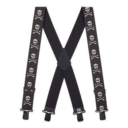 Suspender Store Skull and Crossbones Suspenders 0-42-SKULL-2-N | Walmart (US)