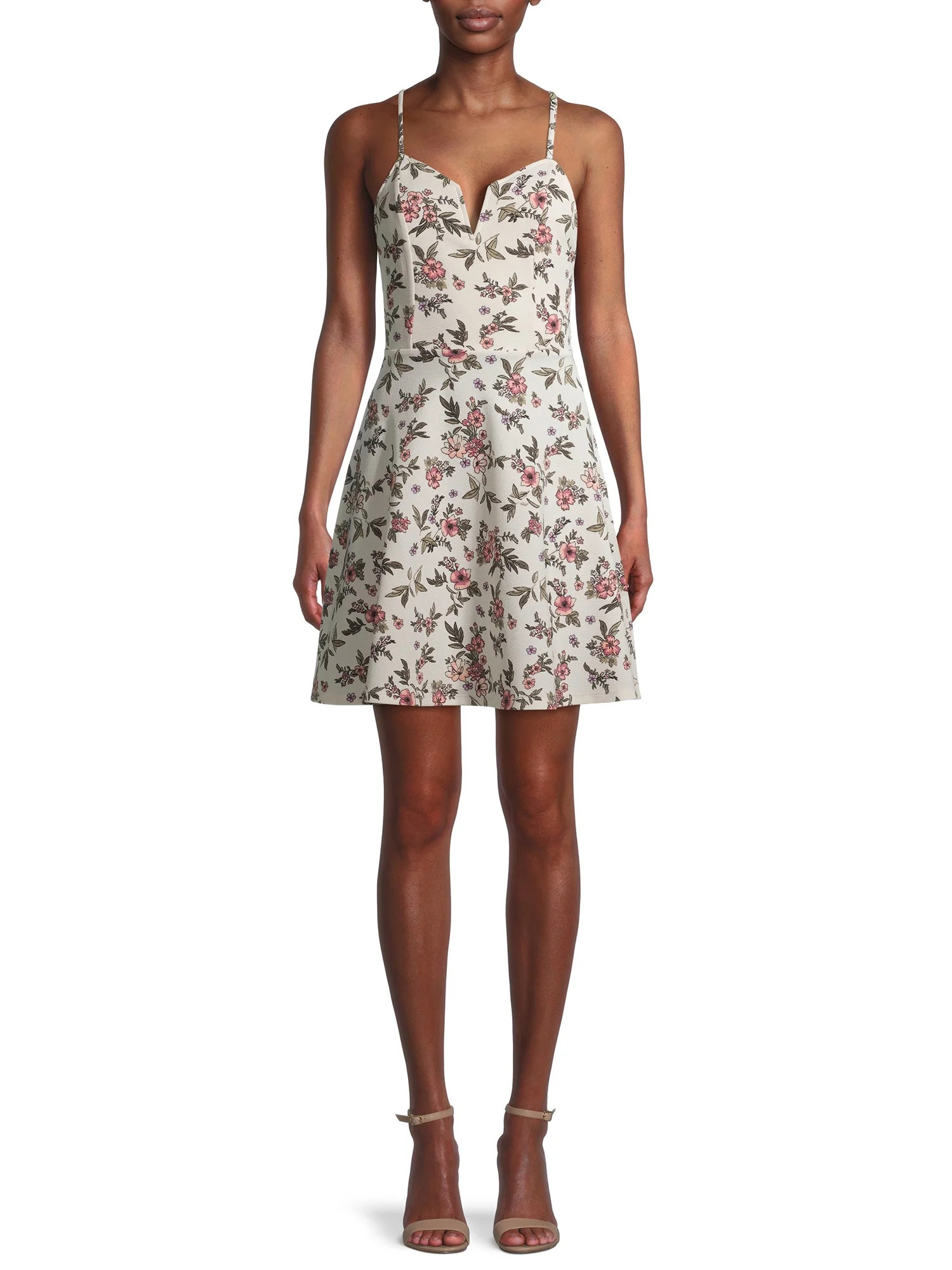 No Boundaries Juniors' Skater Dress | Walmart (US)