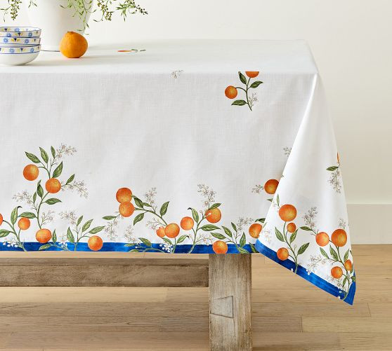 Mark D. Sikes Valencia Vine Tablecloth | Pottery Barn (US)