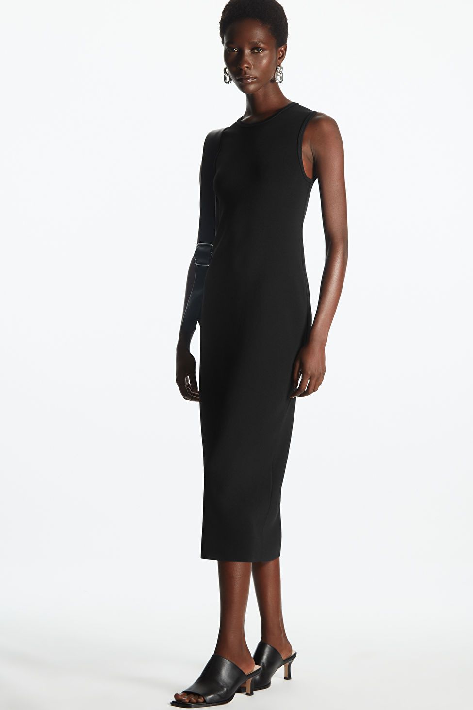 KNITTED MIDI DRESS | COS (US)