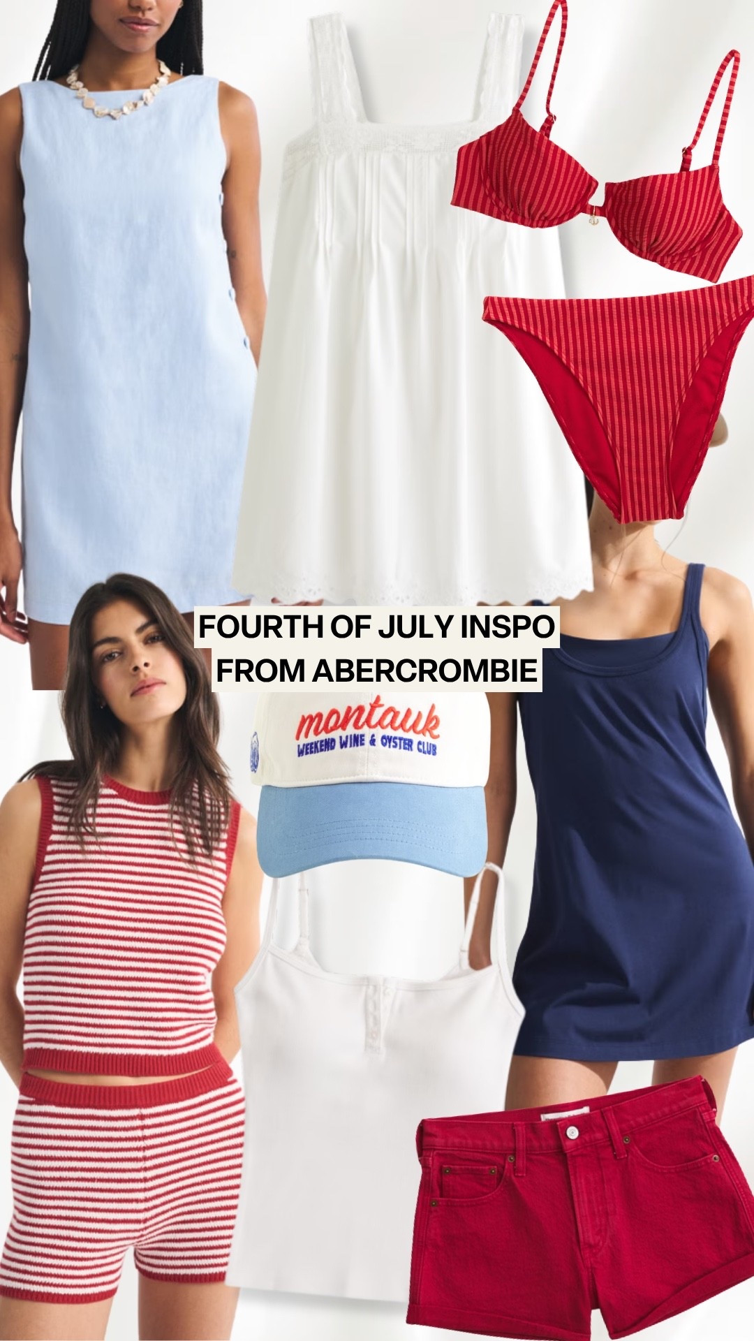 Code AFKATHLEEN for an additional 15% off! 4th of July outfit Inspo from Abercrombie! #kathleenpost @Abercrombie #AbercrombiePartner #Ad