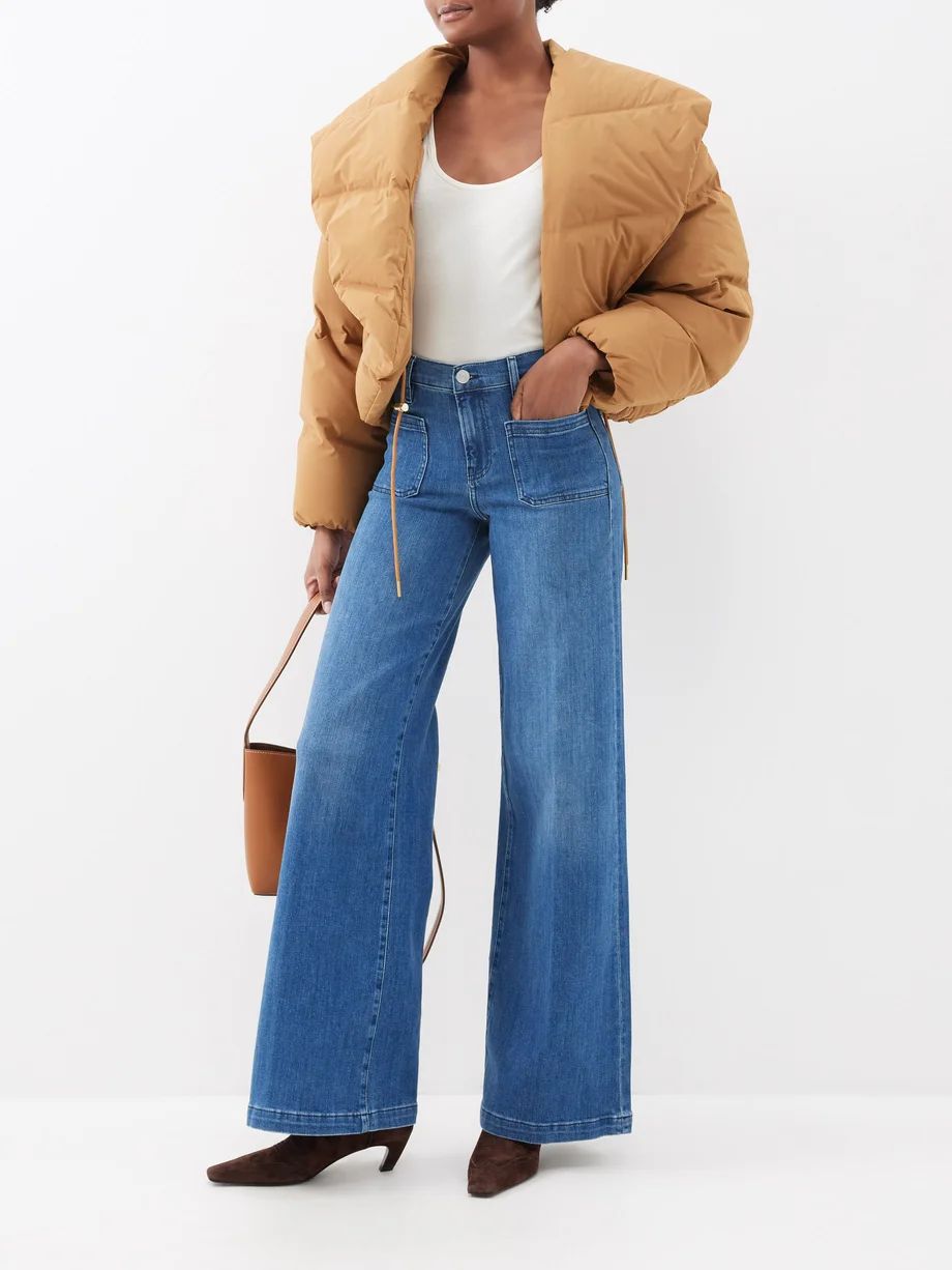 The Bardot wide-leg jeans | FRAME | Matches (UK)