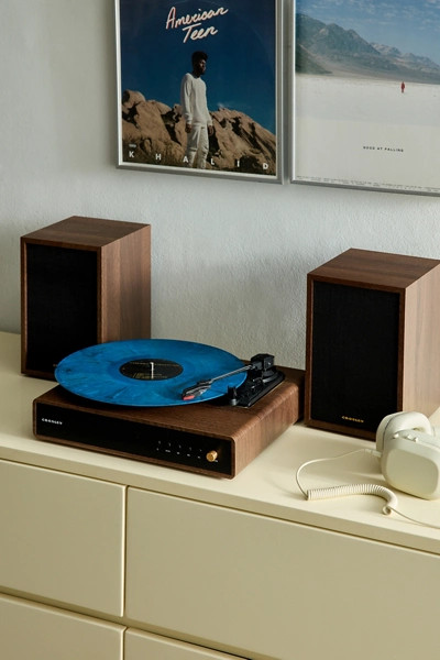 Crosley Alto Record Player & Speakers Shelf System | Urban Outfitters (US and RoW)
