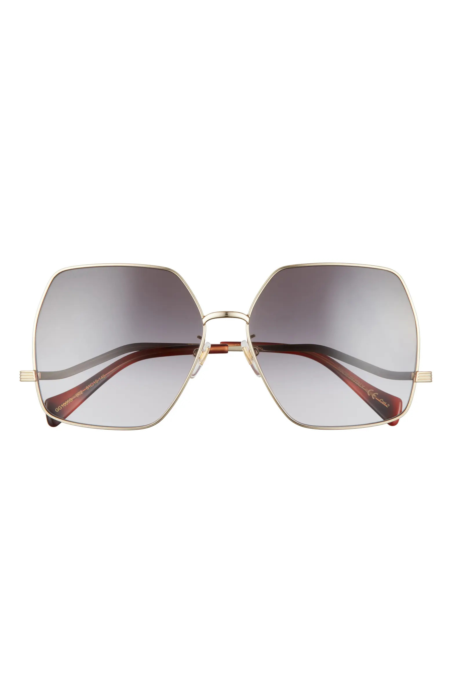 Gucci 61mm Square Sunglasses | Nordstrom | Nordstrom
