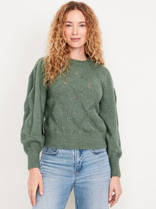 Pointelle Sweater | Old Navy (US)