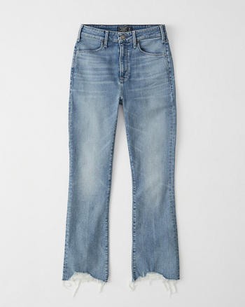 High Rise Ankle Flare | Abercrombie & Fitch US & UK