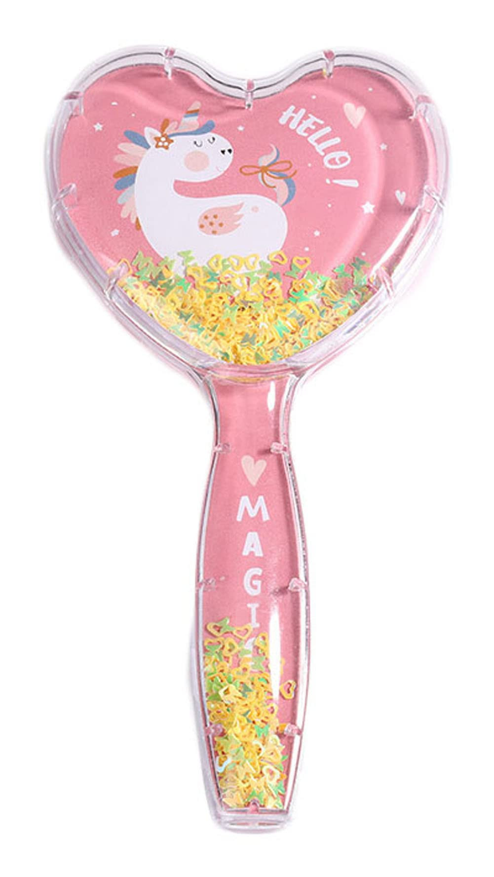 Girls Hair Comb Detangler Hair Brushes Massage Comb Glitter Lightweight Pain Free Comb for All Ha... | Amazon (US)