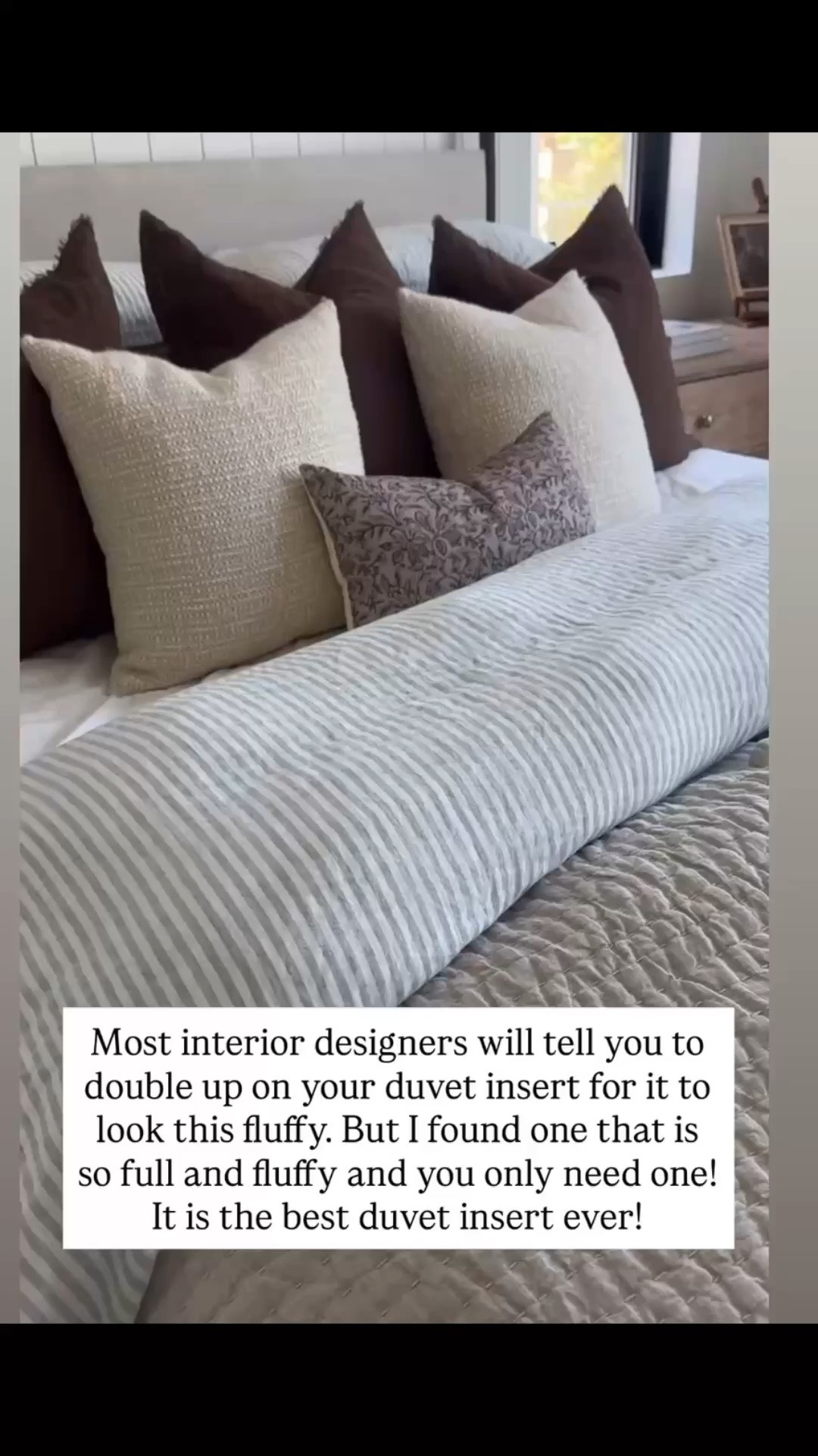 I finally found a duvet insert that is so full and fluffy! Truly the best. Everything is from Quince! 🤎

#LTKHome