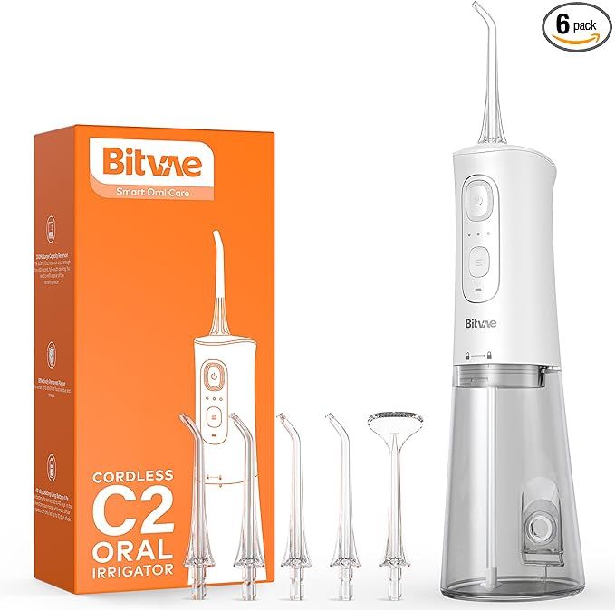 Bitvae Water Dental flosser for Teeth , Rechargeable Water Teeth Cleaner Picks , IPX7 Waterproof ... | Amazon (US)