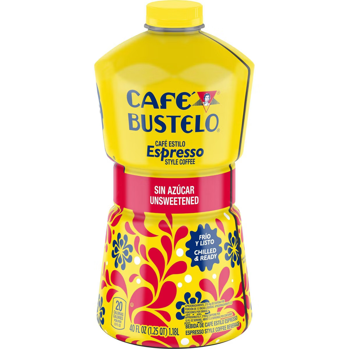 Café Bustelo Unsweetened Espresso-Style Iced Coffee - 40 fl oz | Target