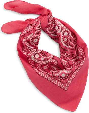 Rainbow Unicorn Birthday Surprise Paisley Cotton Bandana | Nordstrom | Nordstrom