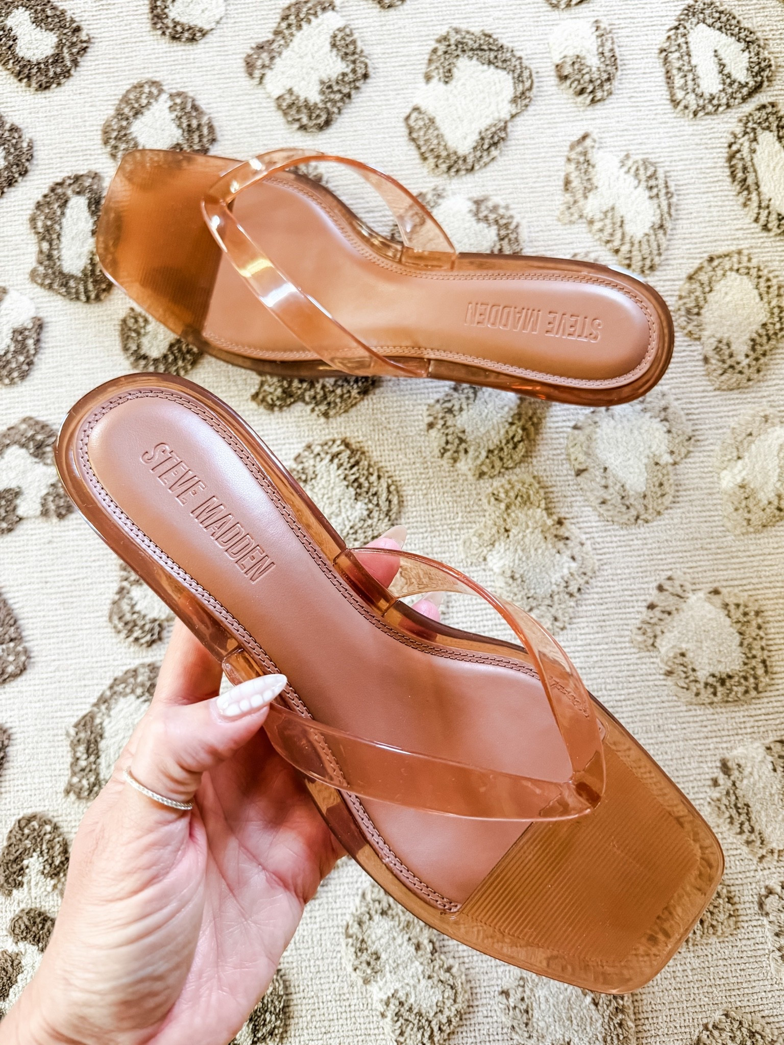 My favorite new jelly shoes find! True to size! @Steve Madden US has a

#LTKootd #LTKSeasonal