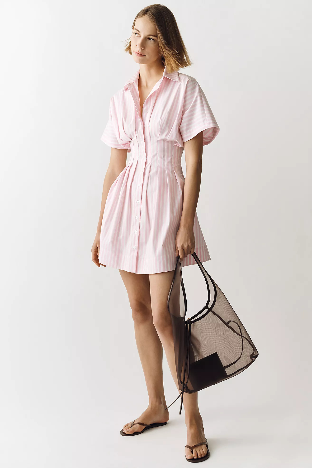 Tobie Mini Shirt Dress by Exquise | Anthropologie (US)