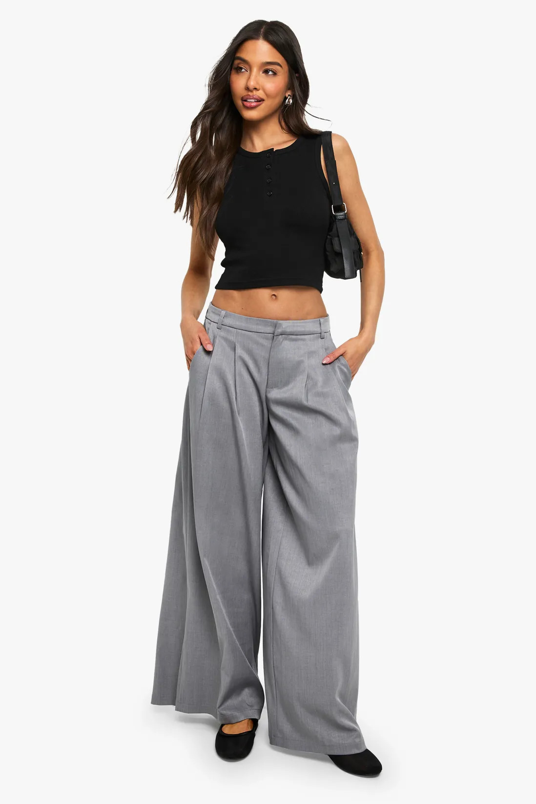 Tailored Extreme Wide Leg Trousers | boohoo (US & Canada)