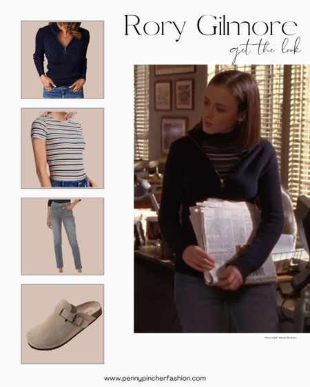 Rory Gilmore outfit idea. This was a casual school look Rory wore. I recreated it using items from Amazon!

#LTKfindsunder100