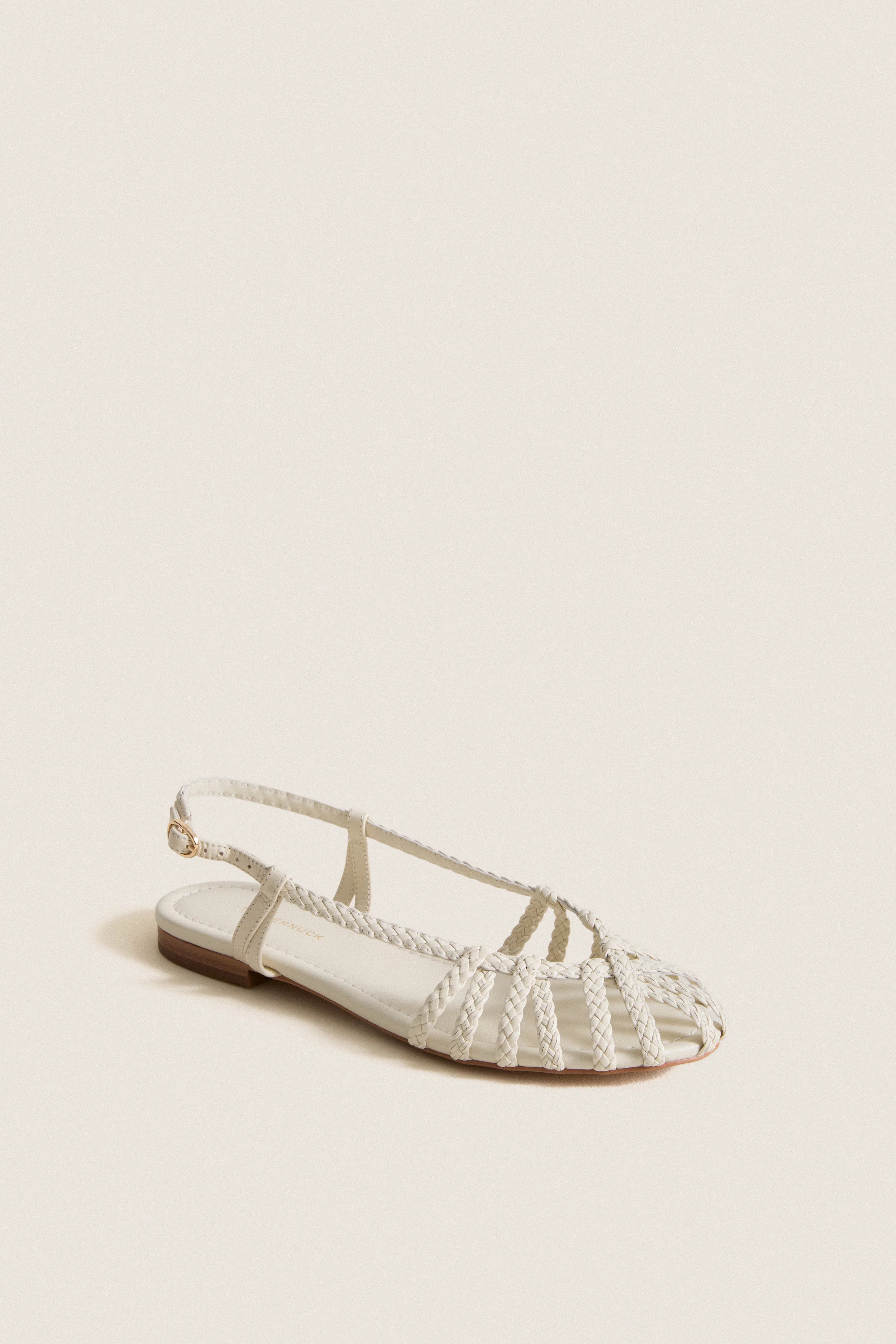 White Leather Anabel Sandals | Tuckernuck (US)