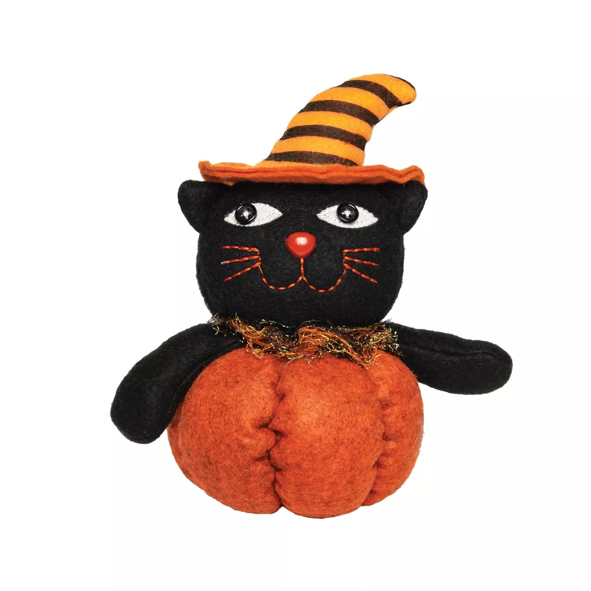 Gallerie II Black Cat In Pumpkin Halloween Figurine | Target