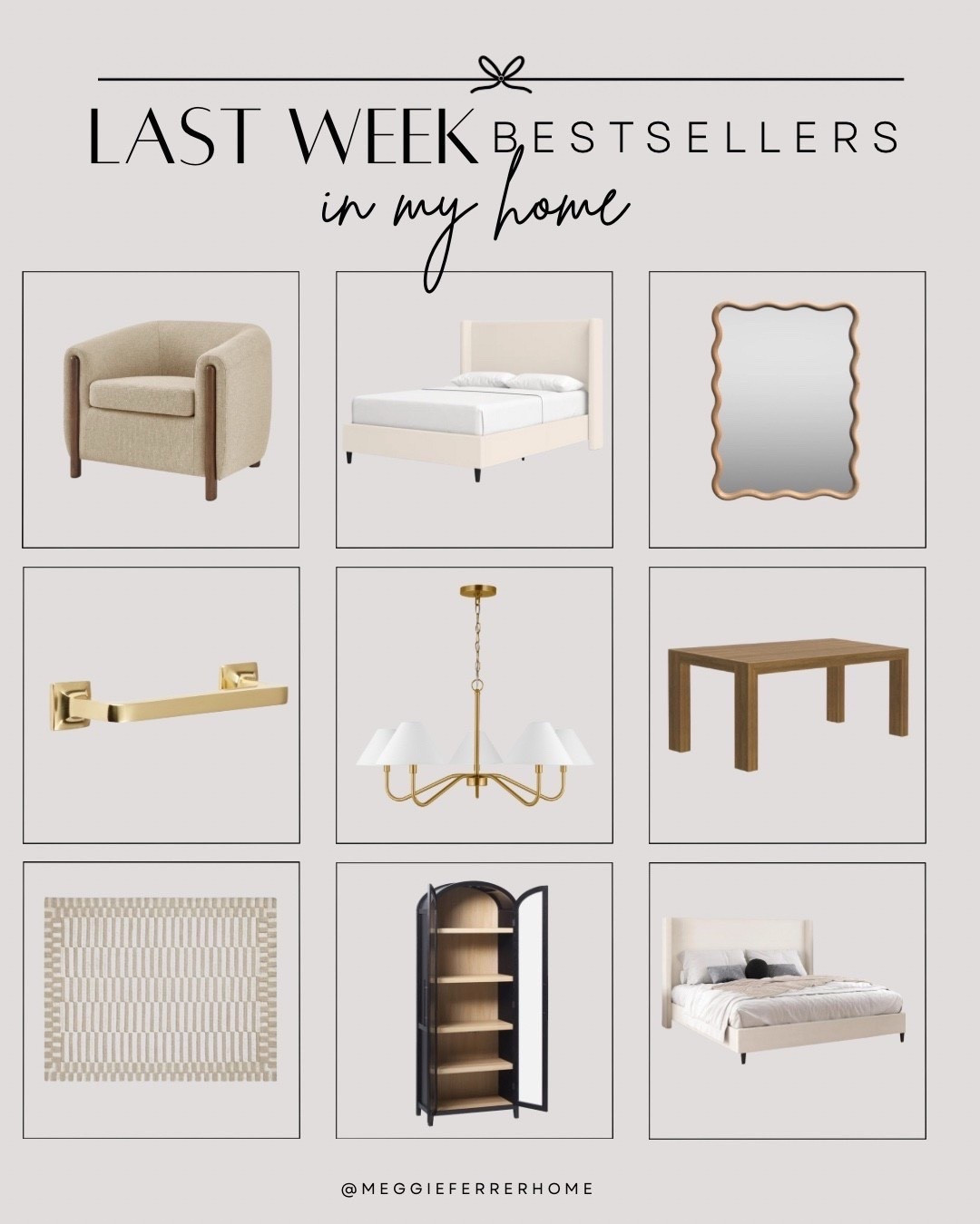 These were your most loved finds from my home last week !! 🤍
From cozy chairs to statement lighting and bestselling beds, these pieces truly make each space feel pulled together.
Rounded up everything here so it’s easy to shop + get inspo for your own home 🫶

Follow my LTK @meggieferrerhome on the @shop.LTK app to view this post and get my exclusive app-only content!

#liketkit #LTKStyleTip #LTKHome #LTKSaleAlert
@shop.ltk
https://liketk.it/5i2iP