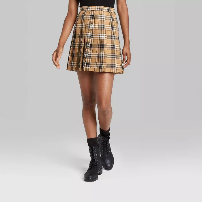 Women's Woven Tennis Mini A-Line Skirt - Wild Fable™ | Target