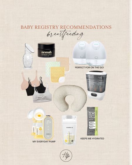 Baby registry recommendations for breastfeeding! 