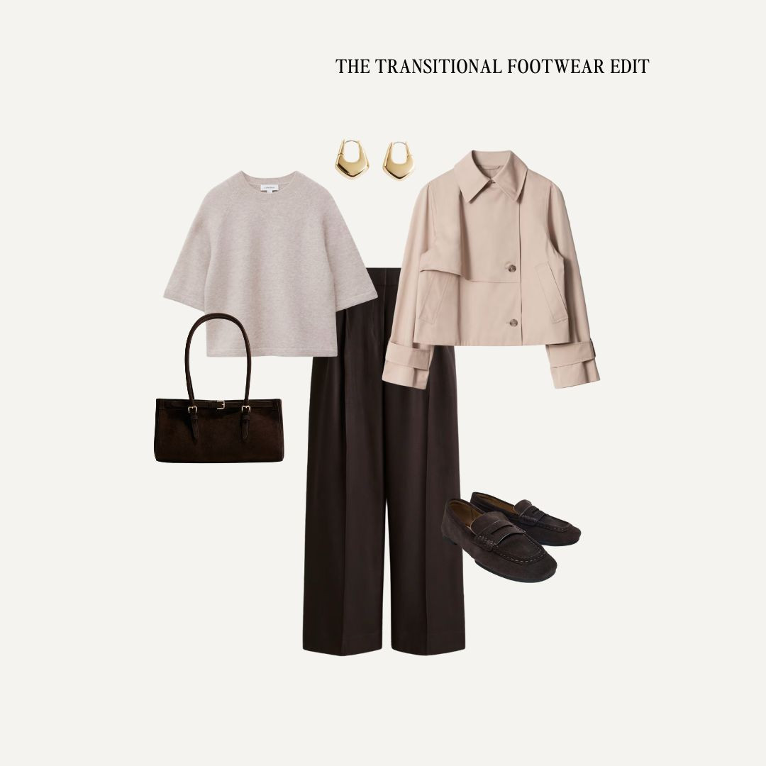 The Transitional Footwear Edit: Suede Loafers

Chocolate brown, autumn outfits, trench coat, brown suede, knitwear 

 #LTKuk #LTKautumn #LTKshoes