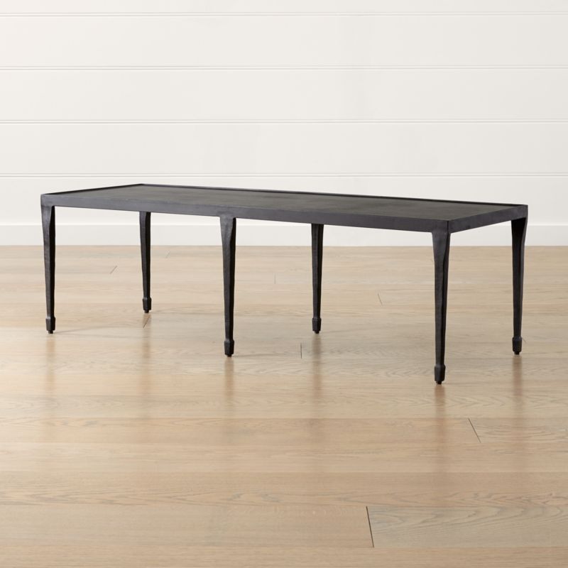 Silviano Rectangular Iron Coffee Table + Reviews | Crate and Barrel | Crate & Barrel