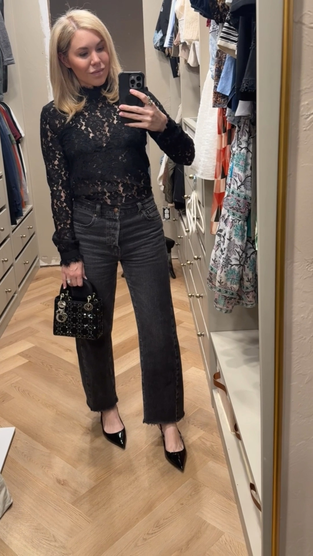The ONLY barrel jeans I like
Date night 
Lace top


#LTKStyleTip 

#LTKdayinmylife #LTKootd