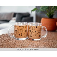 Ghost Mug Halloween Gift For Her Cute Coffee Glass | Etsy (US)