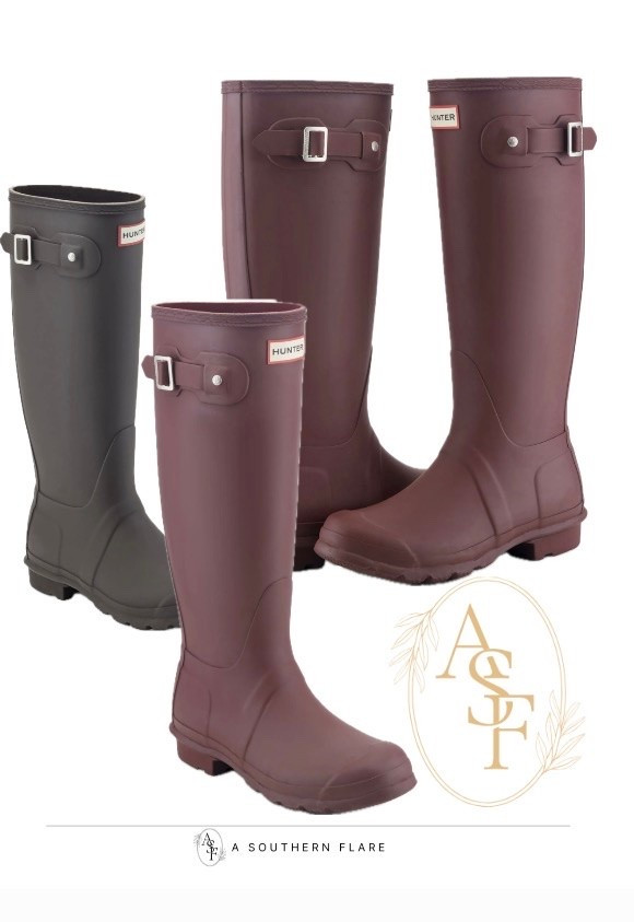 Women’s Footwear: Hunter Boots/ Nee Color/ Fashion Accessories