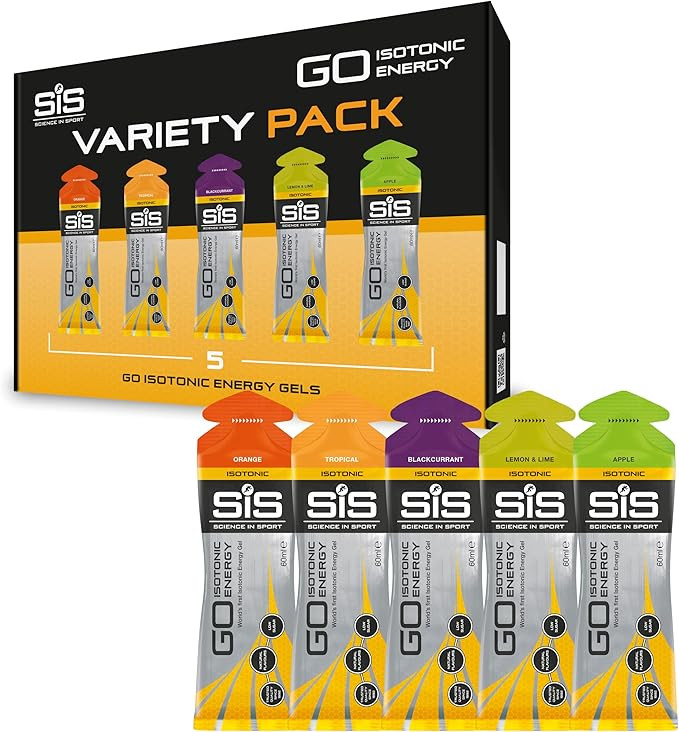Science In Sport GO Isotonic Energy Gels, Running Gels with 22 g Carbohydrates, Low Sugar, Variet... | Amazon (UK)