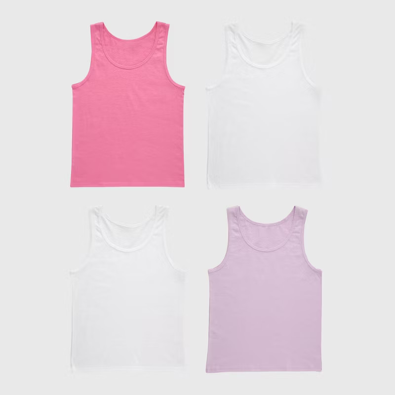 Hanes Girls' 4pk Camisole - Colors May Vary | Target