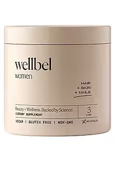 Women Hair + Skin + Nail Supplement
                    
                    Wellbel | Revolve Clothing (Global)