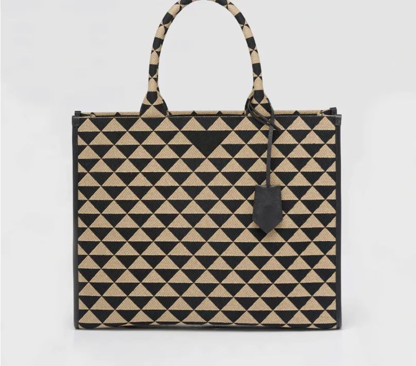 5A FW 2022 Luxury Designer Bag Ladies Handbag Leather Fabric Triangle Pattern Women Totes Classic... | DHGate