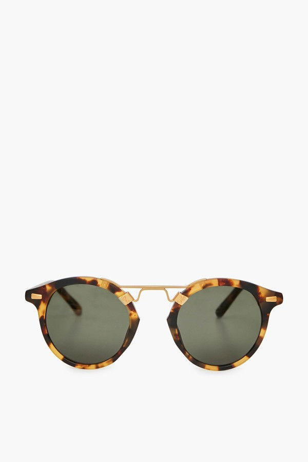 Matte Tokyo Tortoise Polarized 24K St Louis Sunglasses | Tuckernuck (US)