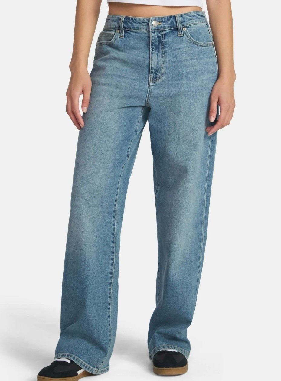 High Rise Baggy Wide Leg Jeans 

#LTKMidsize #LTKOver40 #LTKSeasonal