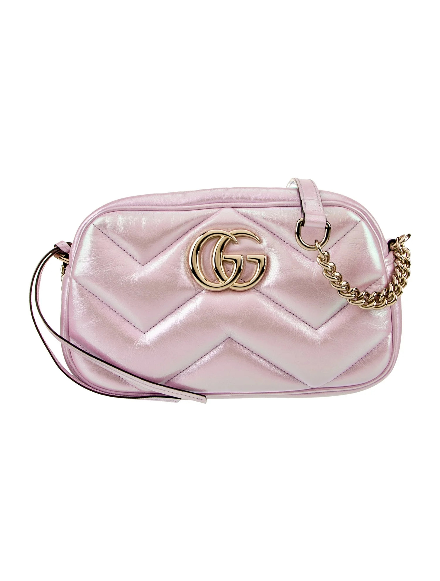 Gucci Double G Marmont - Metallic Crossbody Bags, Handbags - GUC1981330 | The RealReal | The RealReal