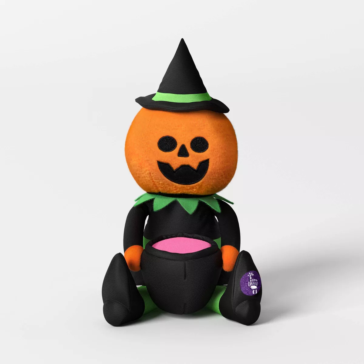 12" Plush Stirring Pumpkin Witch Halloween Decorative Prop - Hyde & EEK! Boutique™ | Target