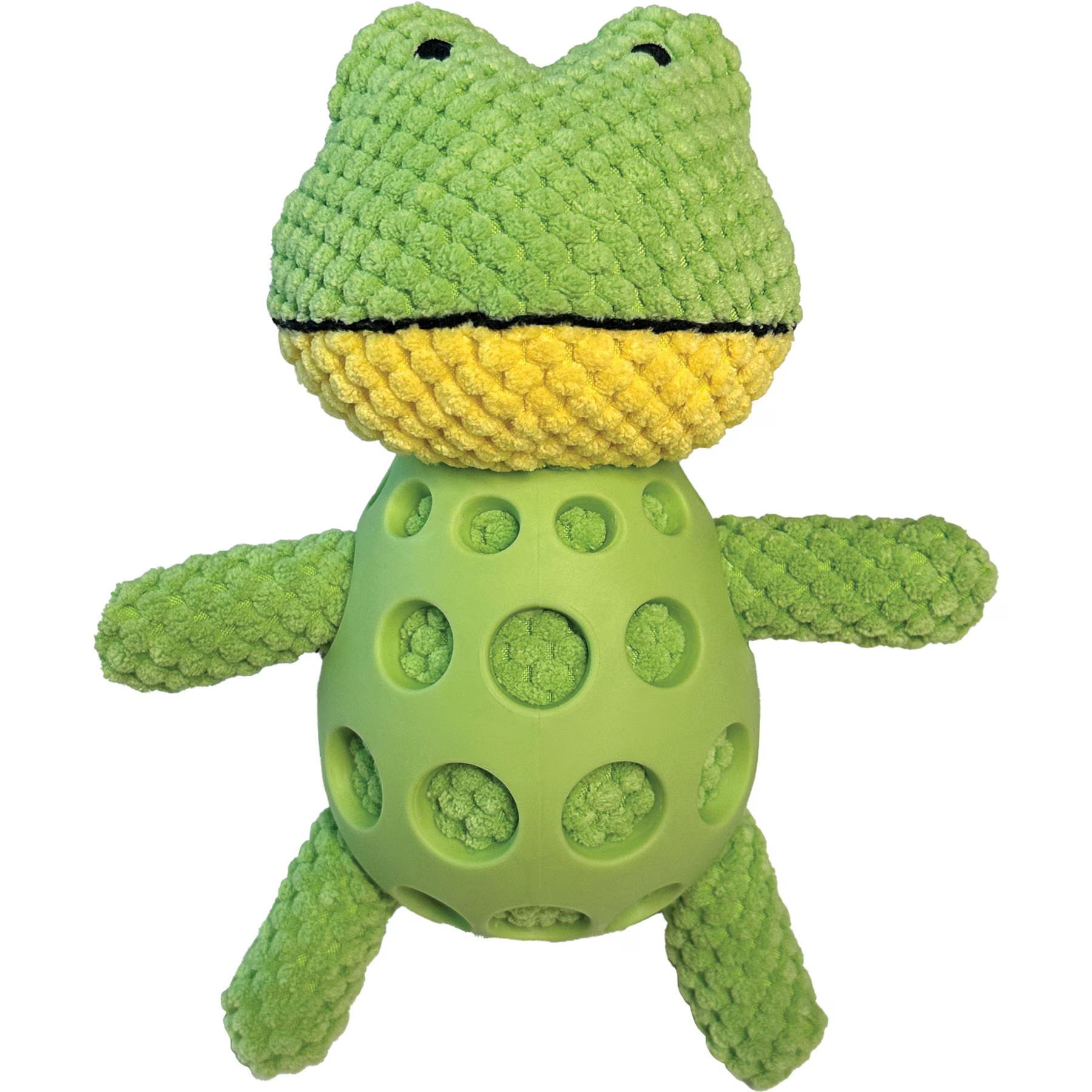 fouFIT Polka Plushies Frog Plush Dog Toy | Chewy