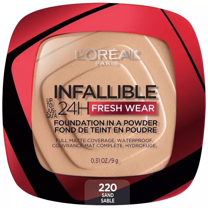 L'Oreal Paris Infallible Up to 24H Fresh Wear Foundation in a Powder - 0.31oz | Target
