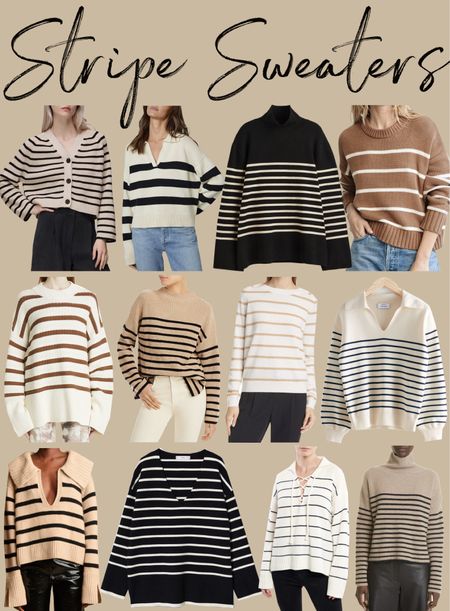 Kat Jamieson of With Love From Kat shares the best stripe sweaters for fall. Fall fashion, sweater weather, stripes.

#LTKSeasonal #LTKstyletip