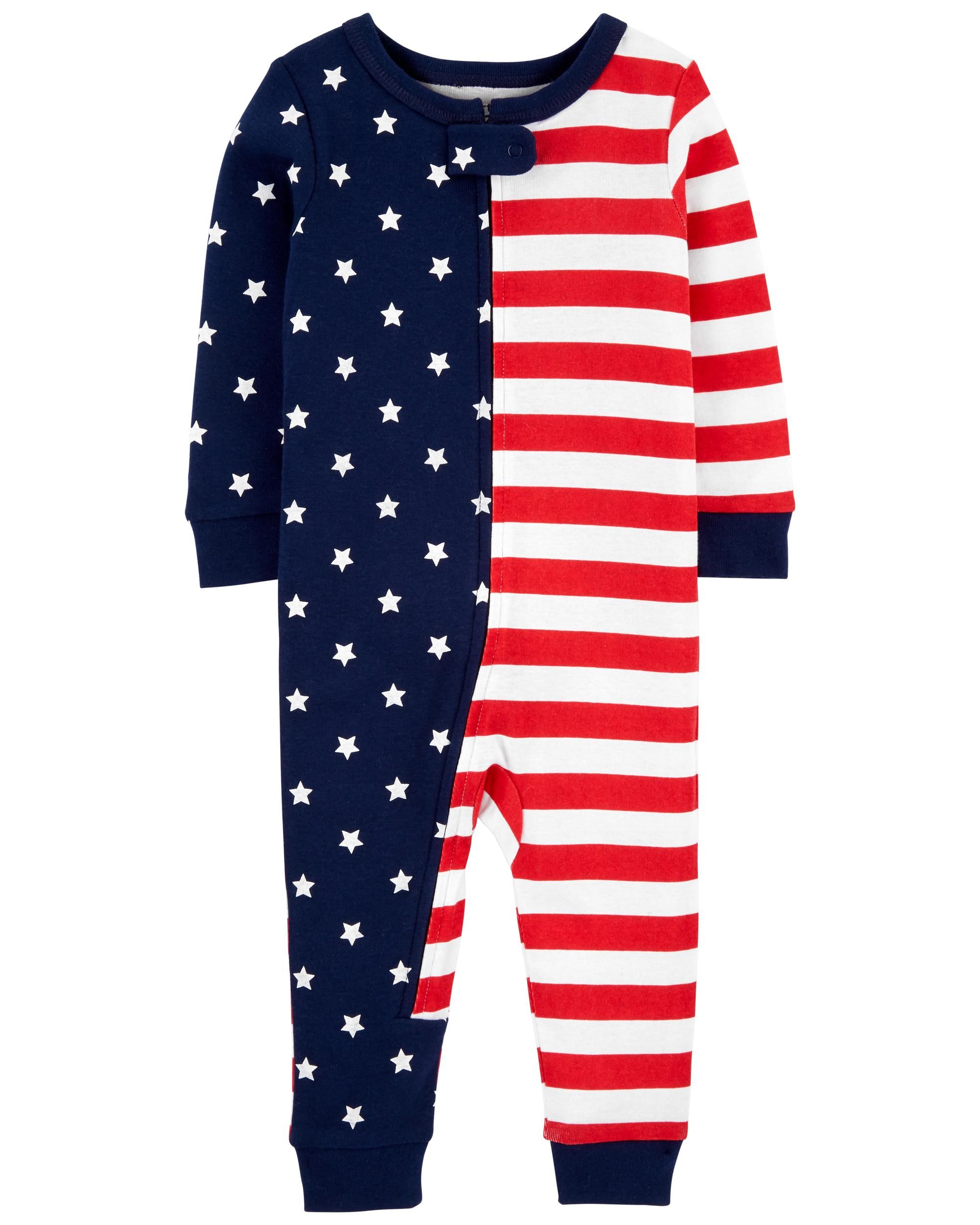 1-Piece 4th Of July 100% Snug Fit Cotton Footless PJs | Carter's