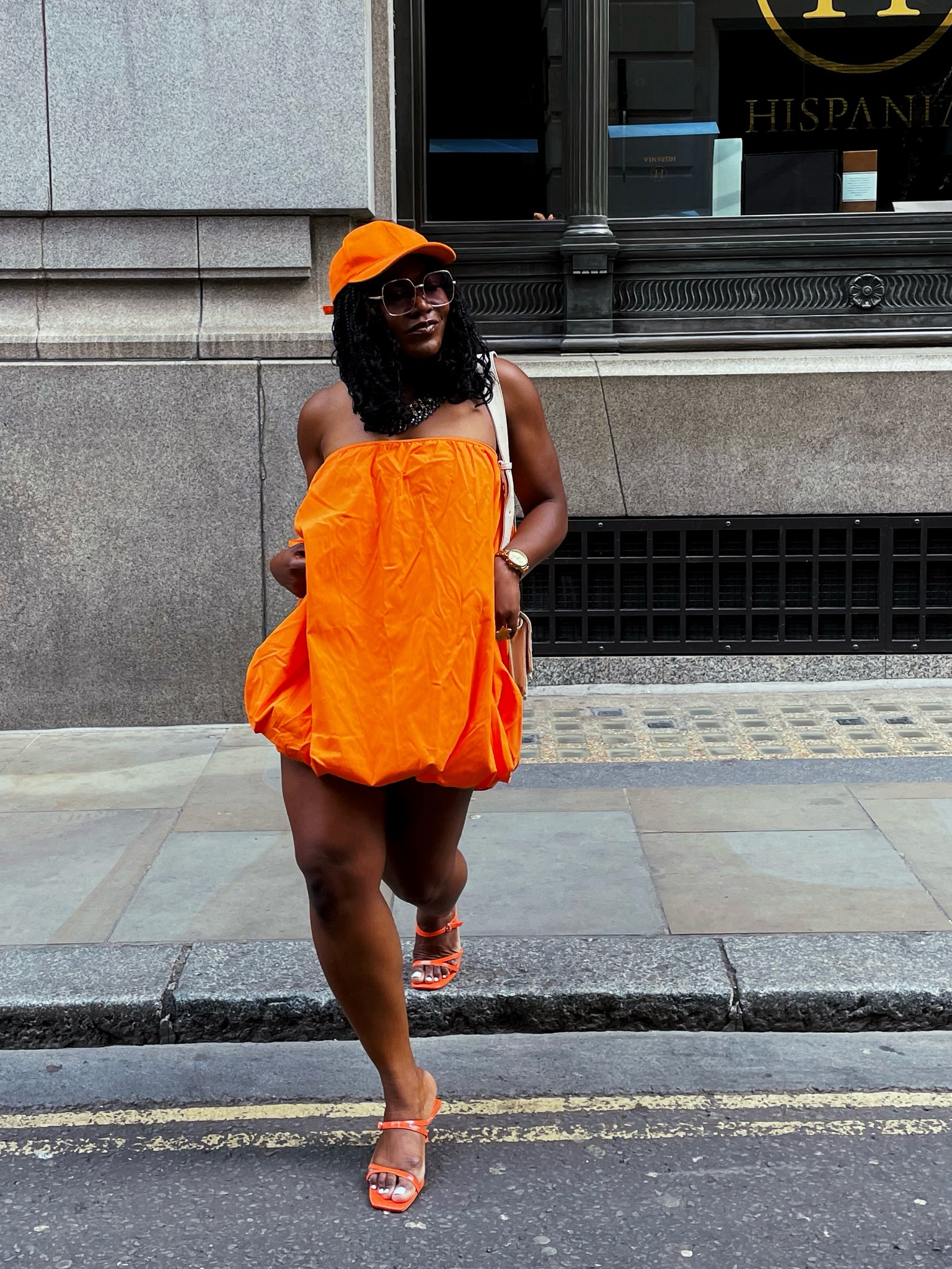 Orange bubble helm / puff dress 

#LTKstyletip #LTKuk #LTKsummer