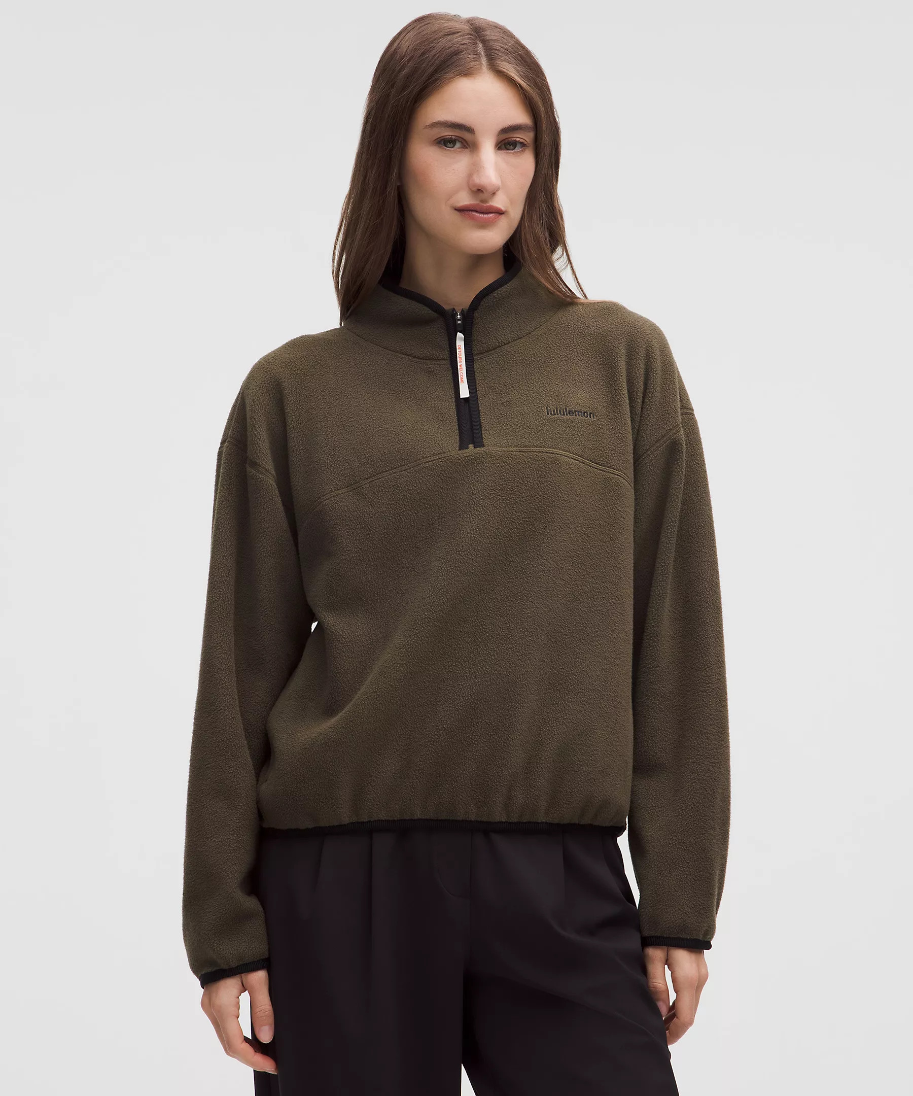 Tumbled Fleece Half-Zip Jacket | Women's Hoodies & Sweatshirts | lululemon | Lululemon (US)