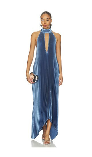 L'IDEE Opera Gown in Blue. Size 12/L. Also in 10/M. | Revolve Clothing (Global)