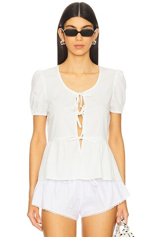 MORE TO COME Alma Top in White from Revolve.com | Revolve Clothing (Global)