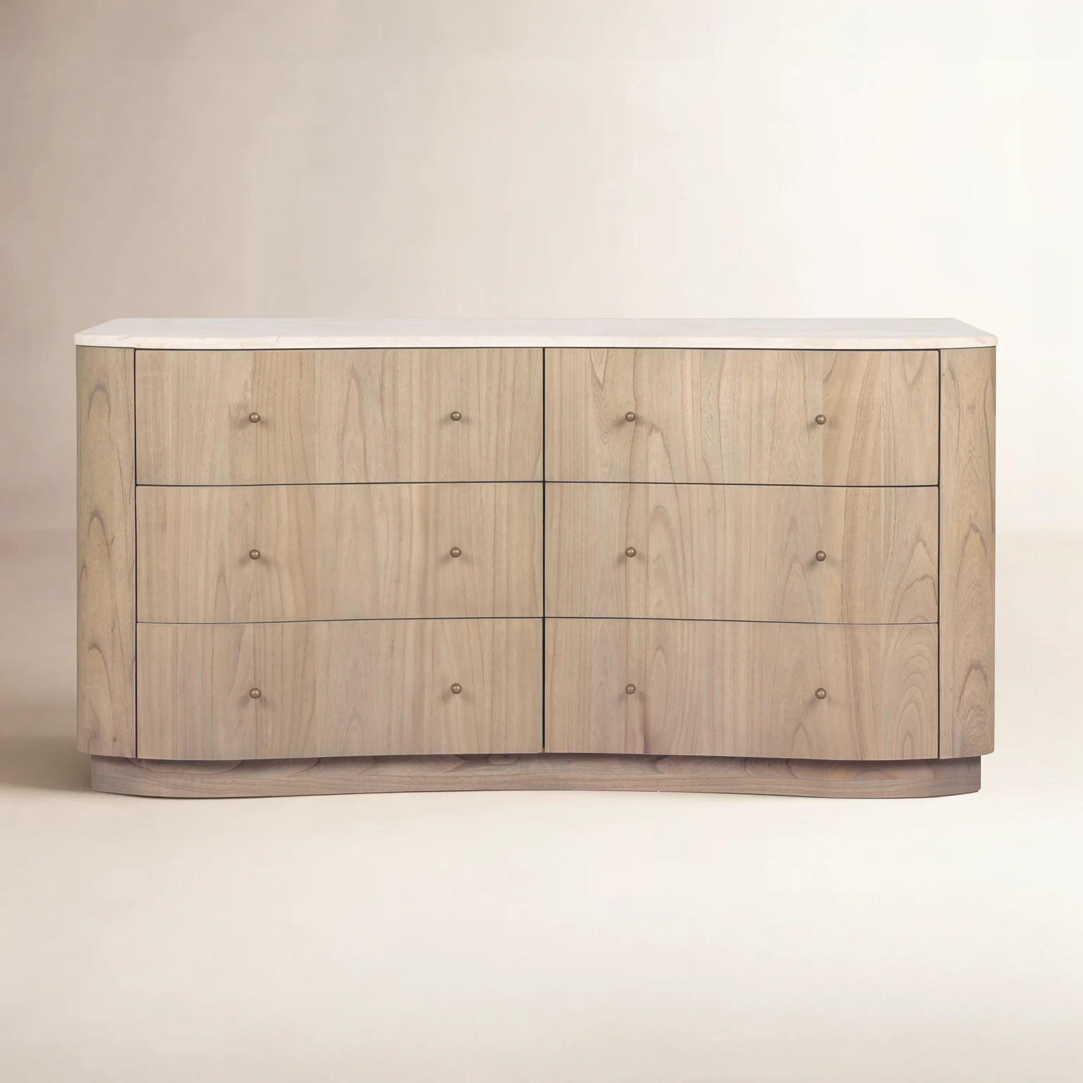 Josefa 6 Drawer Dresser-Sandy Mindi Veneer | Wayfair North America