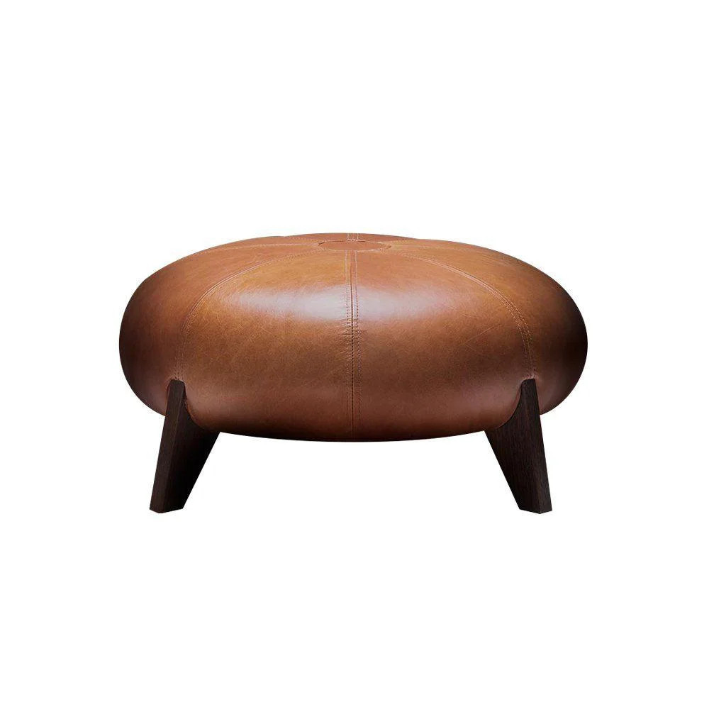 Puff Bari 80cm Couro Caramelo - Gran Belo - Camicado | Camicado (BR)