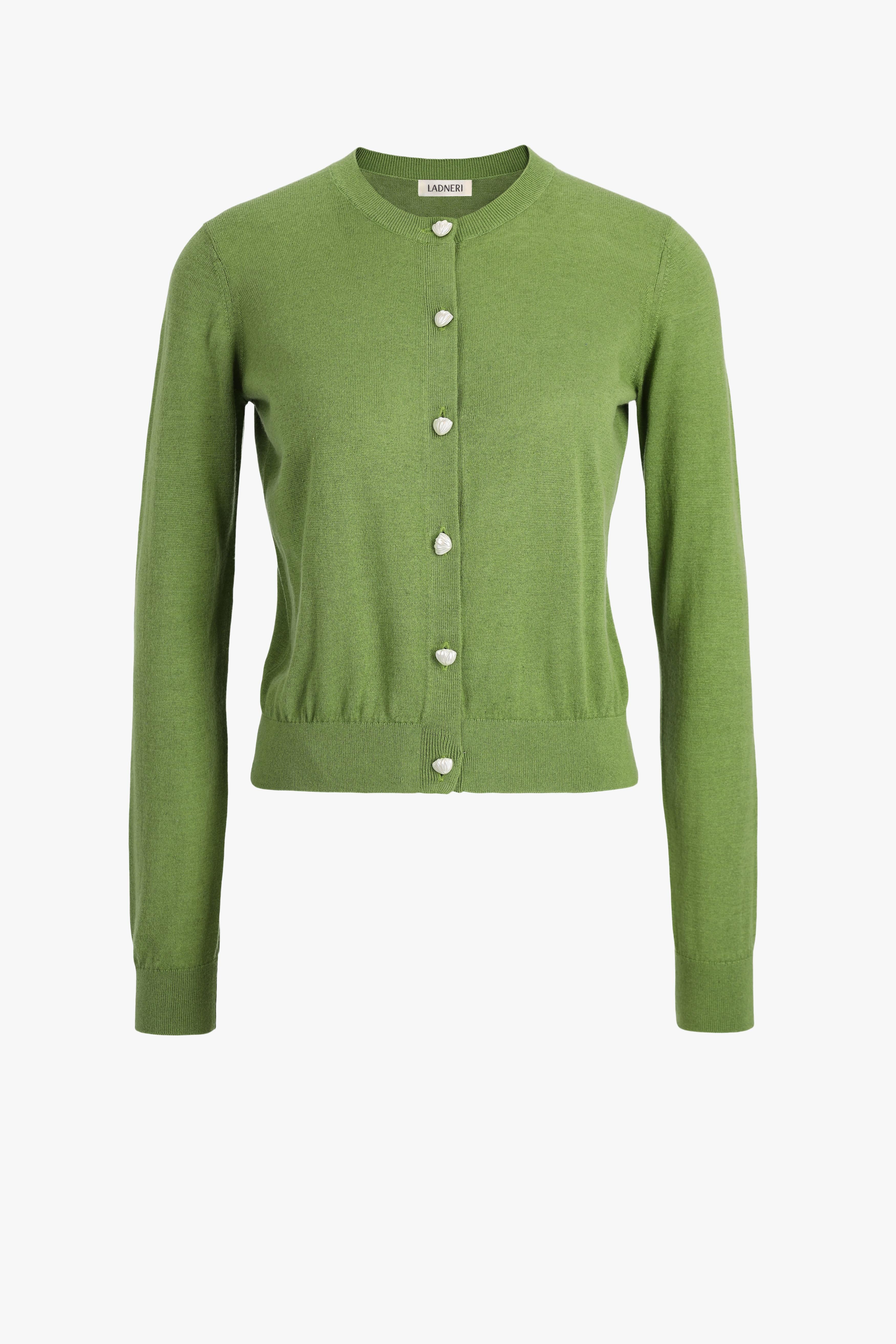 Cardigan Gigi in Bright Green | ANITA HASS