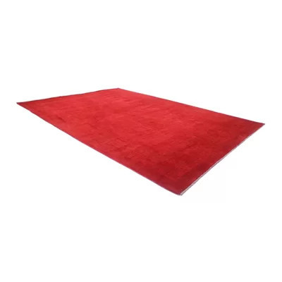 One-of-a-Kind Armstead Hand-Knotted Red 9'11" x 13'9" Wool Area Rug | Wayfair North America