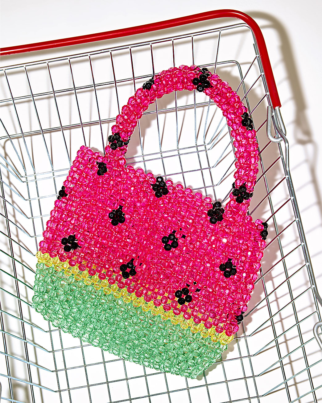 Red Watermelon Beaded Clutch Bag | River Island UK & IE